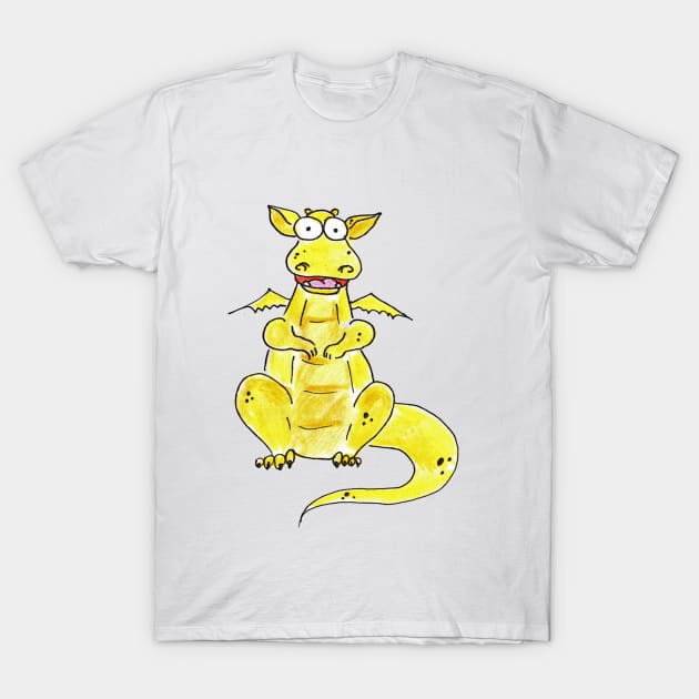 Funny dragon T-Shirt by Lizuza